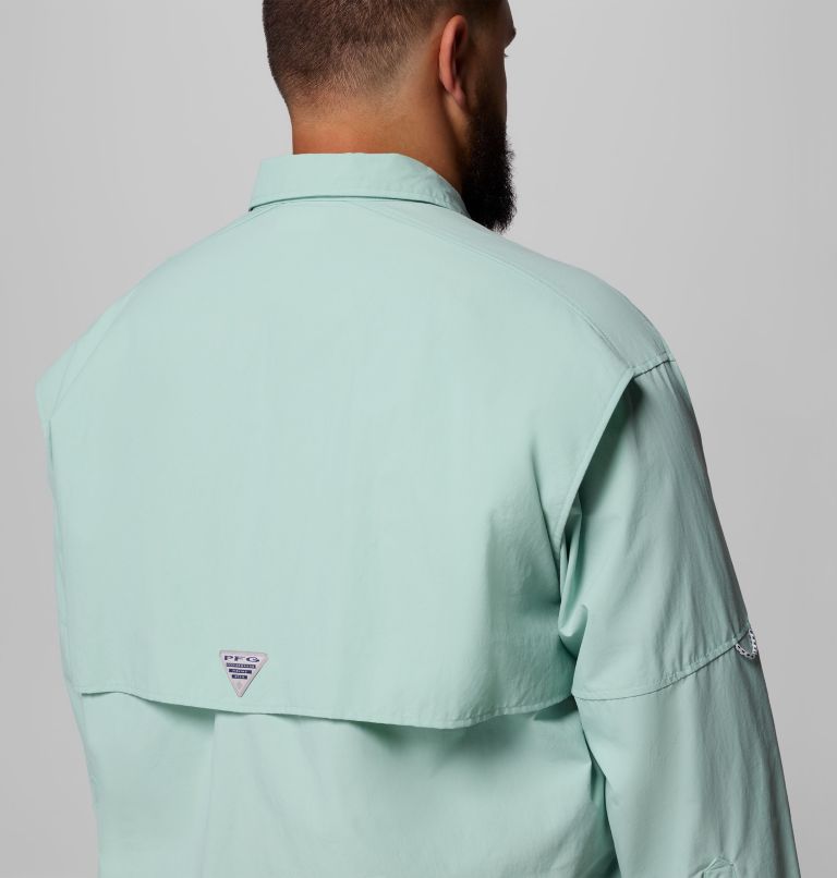 Men’s PFG Bahama II Long Sleeve Shirt - Big, Color: Misty Jade, image 8