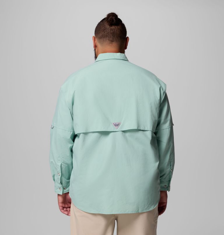 Men’s PFG Bahama II Long Sleeve Shirt - Big, Color: Misty Jade, image 3