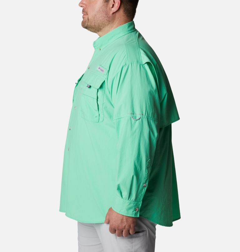 Men’s PFG Bahama II Long Sleeve Shirt - Big, Color: Light Jade, image 3