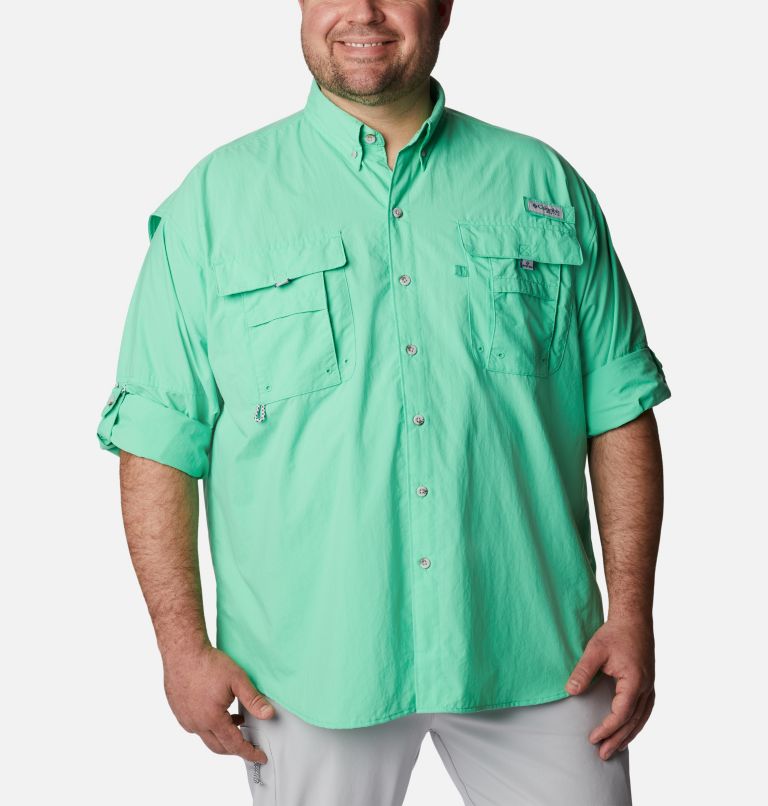 Men’s PFG Bahama II Long Sleeve Shirt - Big, Color: Light Jade, image 6