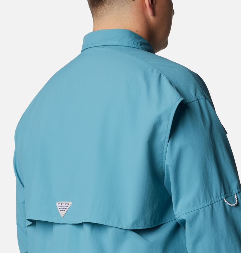 Men’s PFG Bahama II Long Sleeve Shirt - Big, Color: Canyon Blue, image 5