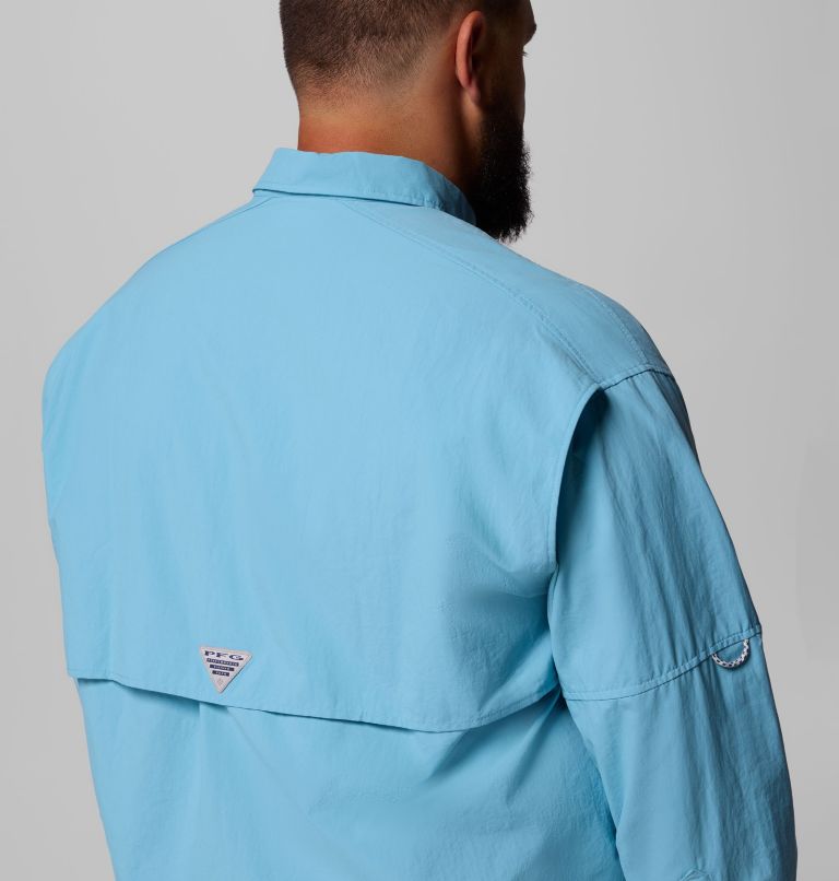 Men’s PFG Bahama II Long Sleeve Shirt - Big, Color: Vintage Blue, image 8