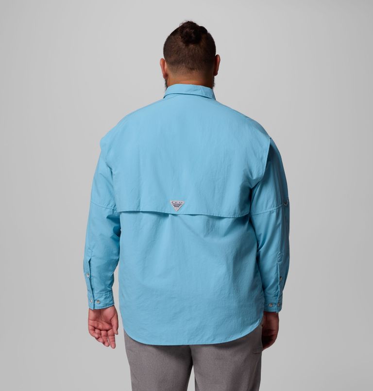 Men’s PFG Bahama II Long Sleeve Shirt - Big, Color: Vintage Blue, image 3