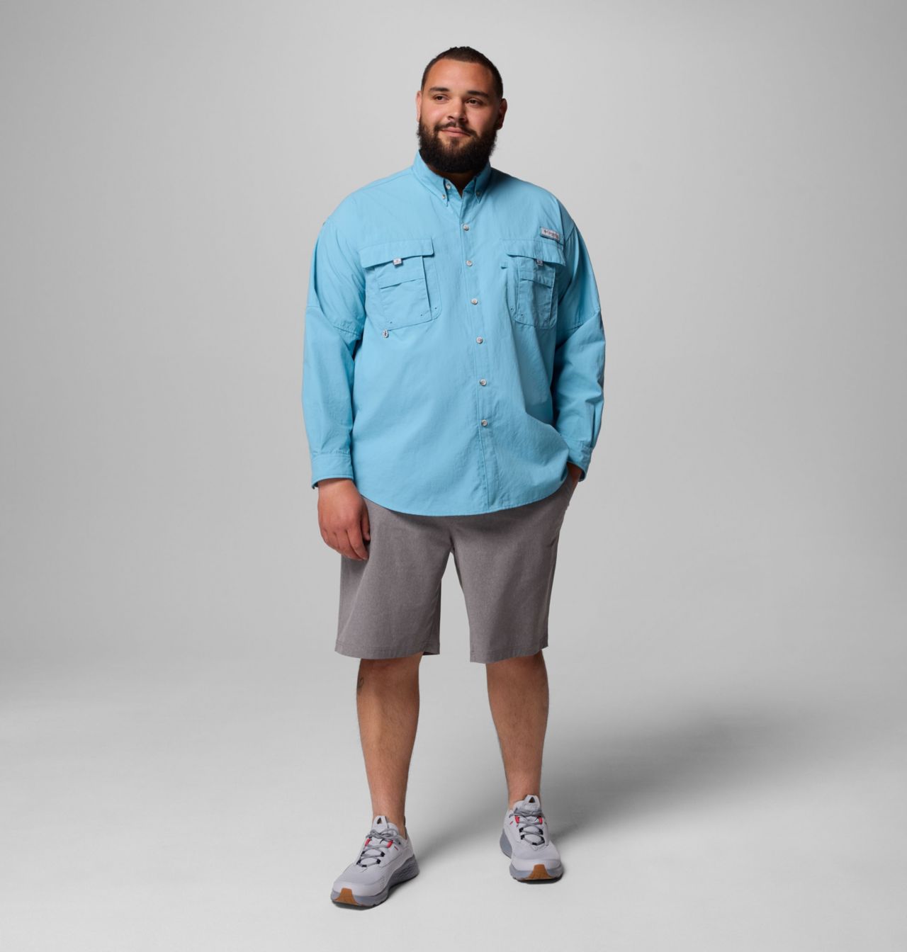 Men’s PFG Bahama™ II Long Sleeve Shirt - Big | 457 | 4X 2