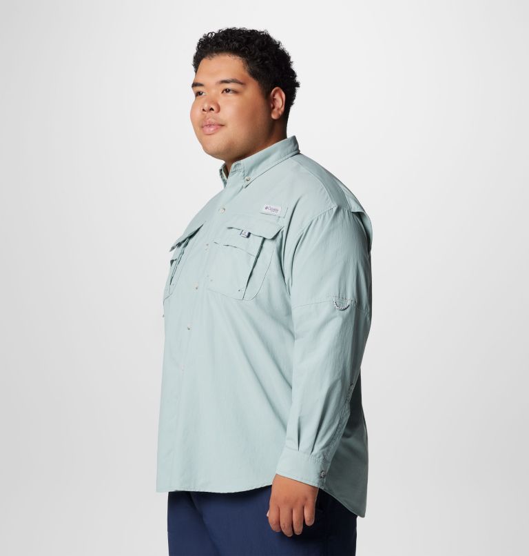 Men’s PFG Bahama II Long Sleeve Shirt - Big, Color: Crushed Blue, image 4