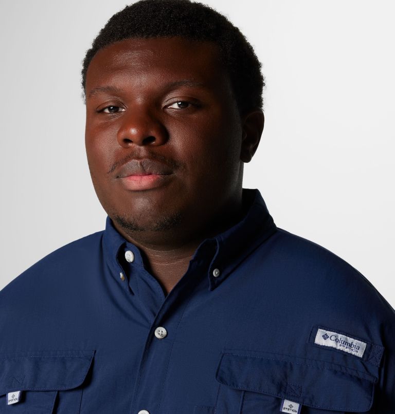 Men’s PFG Bahama II Long Sleeve Shirt - Big, Color: Collegiate Navy, image 5
