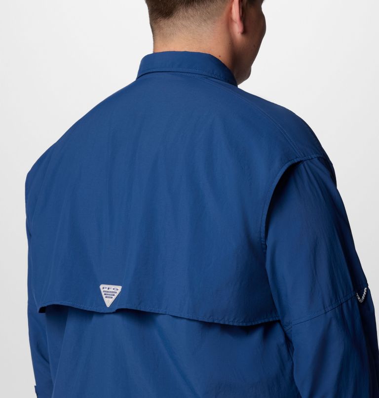 Men’s PFG Bahama II Long Sleeve Shirt - Big, Color: Carbon, image 6