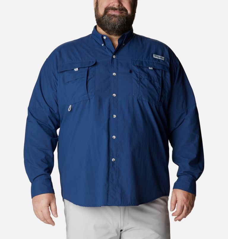Columbia PFG Bahama™ II Long Sleeve Shirt: Vivid Blue