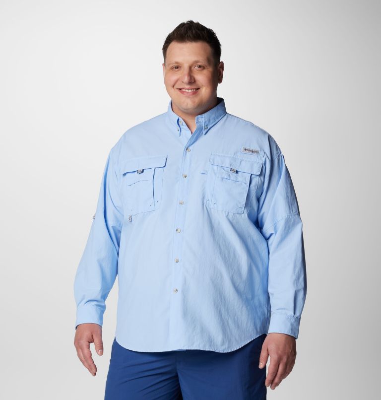 Men’s PFG Bahama II Long Sleeve Shirt - Big, Color: Sail, image 1
