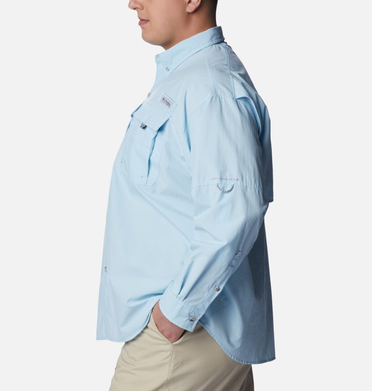 Men’s PFG Bahama II Long Sleeve Shirt - Big, Color: Spring Blue, image 3