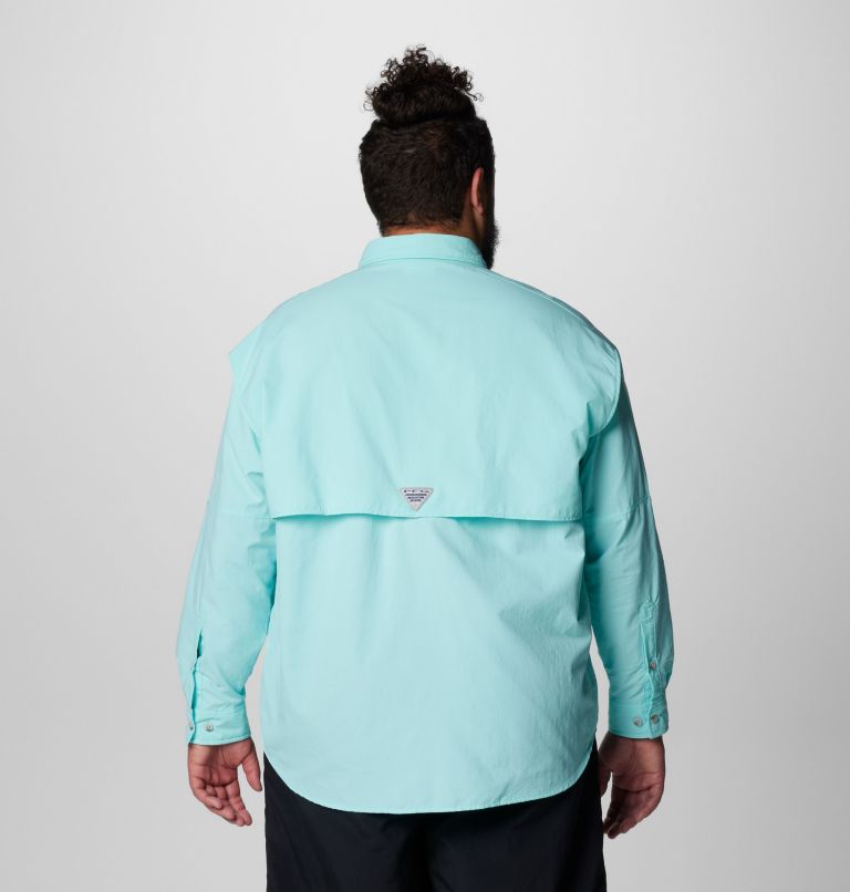 Men’s PFG Bahama II Long Sleeve Shirt - Big, Color: Gulf Stream, image 2