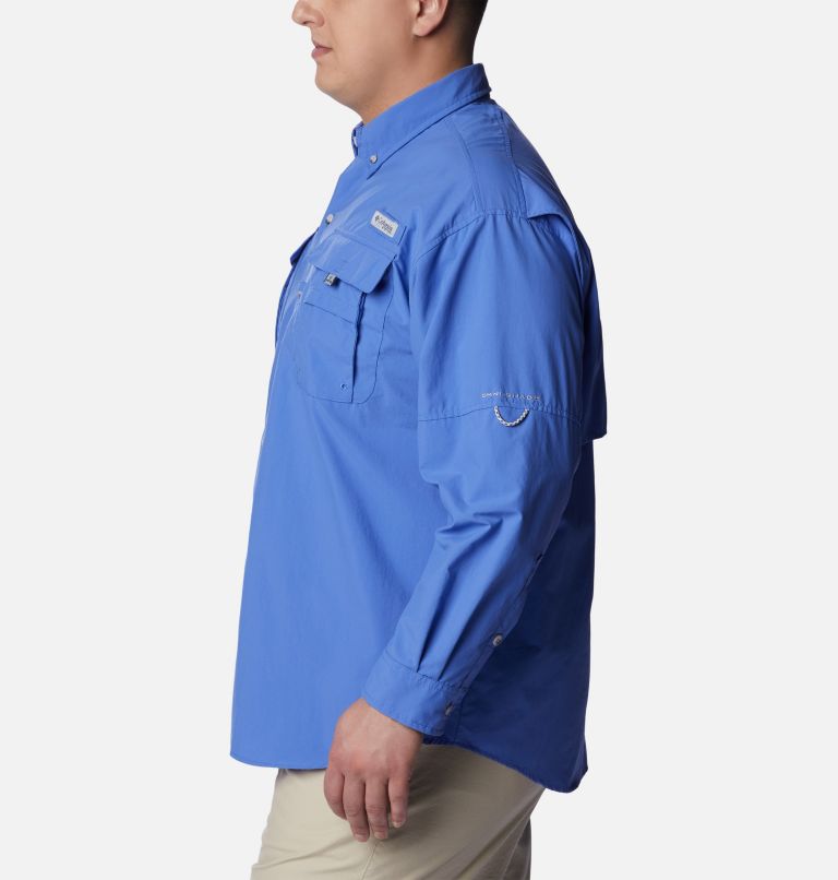Men’s PFG Bahama II Long Sleeve Shirt - Big, Color: Violet Sea, image 3