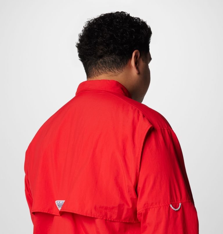 Men’s PFG Bahama II Long Sleeve Shirt - Big, Color: Red Spark, image 6