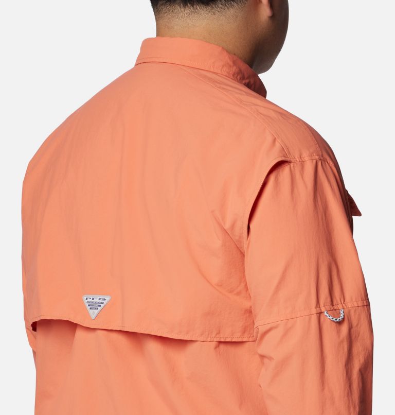 Men’s PFG Bahama II Long Sleeve Shirt - Big, Color: Faded Peach, image 5