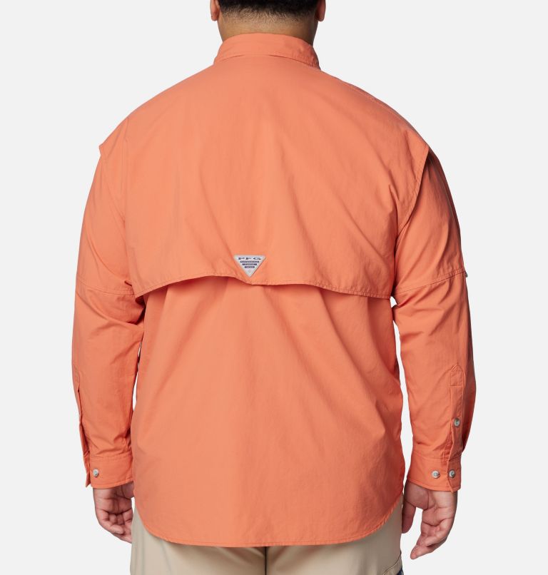 Men’s PFG Bahama II Long Sleeve Shirt - Big, Color: Faded Peach, image 2
