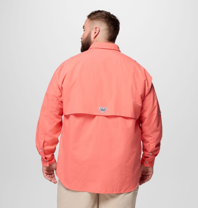 Men’s PFG Bahama II Long Sleeve Shirt - Big, Color: Melonade, image 3