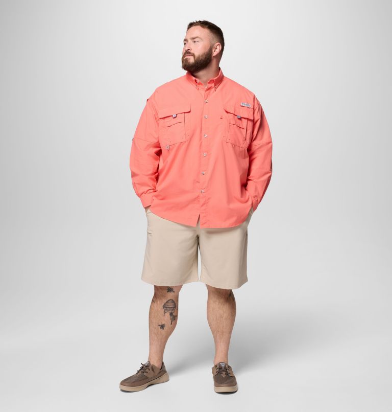 Men’s PFG Bahama II Long Sleeve Shirt - Big, Color: Melonade, image 2