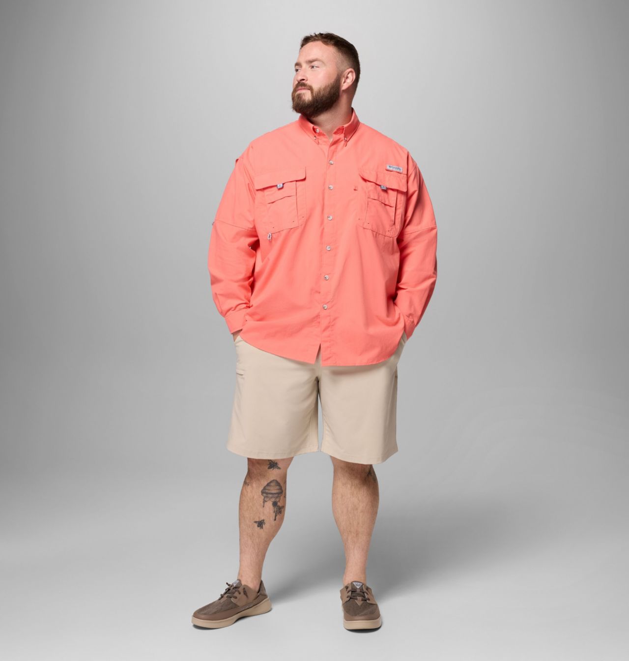 Men’s PFG Bahama™ II Long Sleeve Shirt - Big | 853 | 5X 2