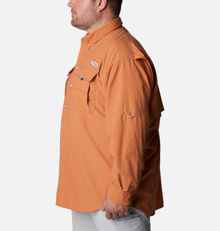Men’s PFG Bahama II Long Sleeve Shirt - Big, Color: Island Orange, image 3