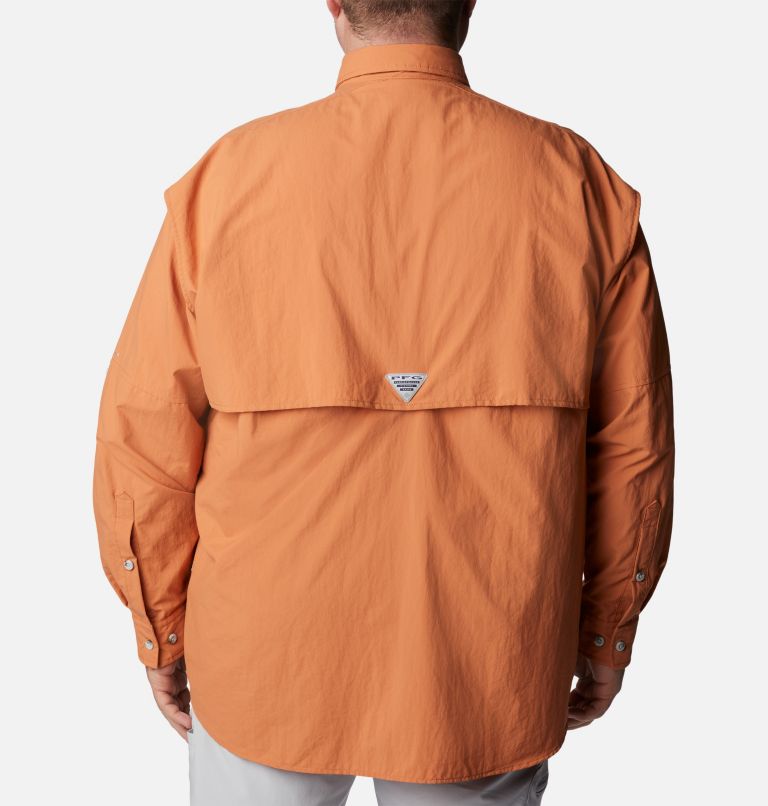 Men’s PFG Bahama II Long Sleeve Shirt - Big, Color: Island Orange, image 2