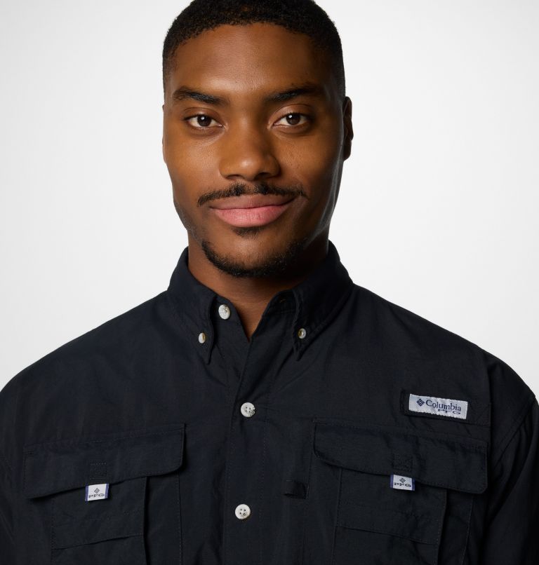 Men’s PFG Bahama II Long Sleeve Shirt - Tall, Color: Black, image 5