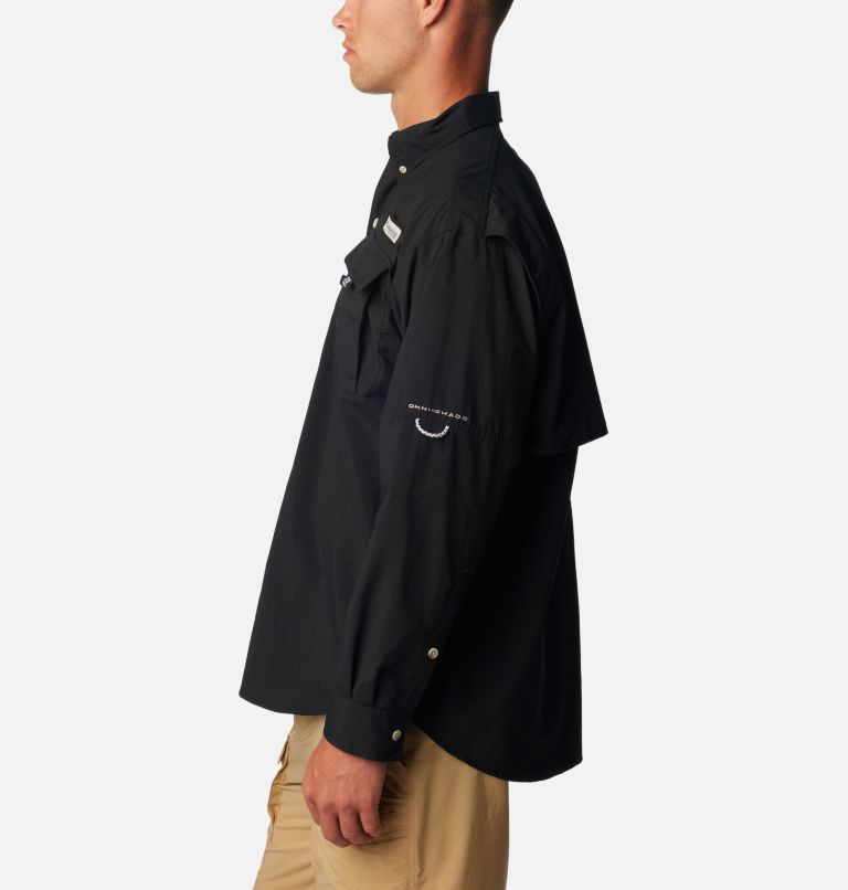 Thumbnail: Men’s PFG Bahama II Long Sleeve Shirt - Tall, Color: Black, image 3