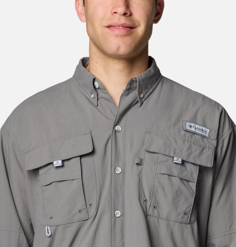 Men’s PFG Bahama II Long Sleeve Shirt - Tall, Color: City Grey, image 4