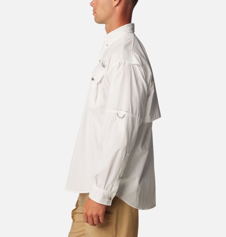 Thumbnail: Bahama II L/S Shirt | 100 | XLT, Color: White, image 3
