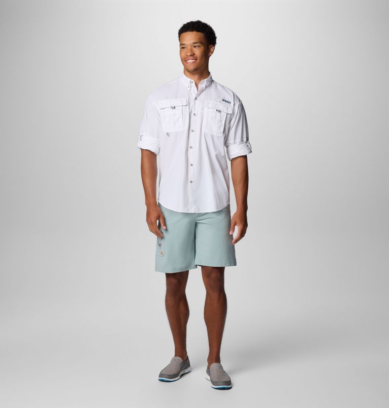 Men’s PFG Bahama II Long Sleeve Shirt - Tall, Color: White, image 3