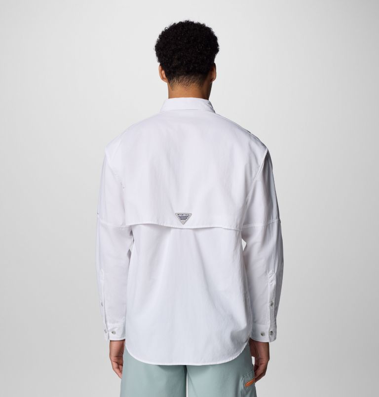 Men’s PFG Bahama II Long Sleeve Shirt - Tall, Color: White, image 2