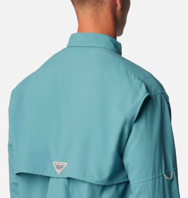 Men’s PFG Bahama II Long Sleeve Shirt - Tall, Color: Canyon Blue, image 5