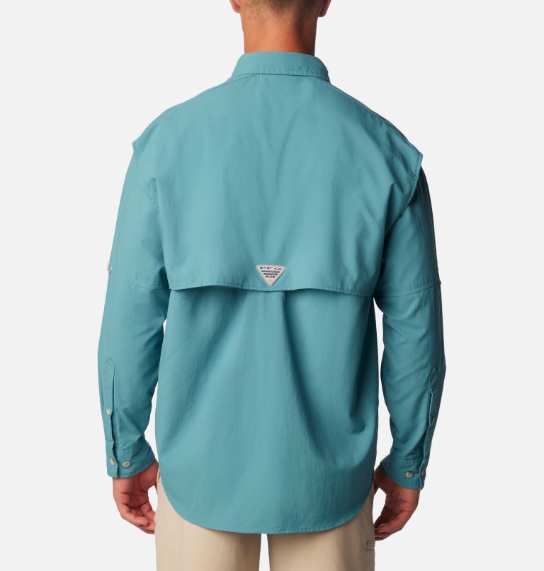 Men’s PFG Bahama II Long Sleeve Shirt - Tall, Color: Canyon Blue, image 2