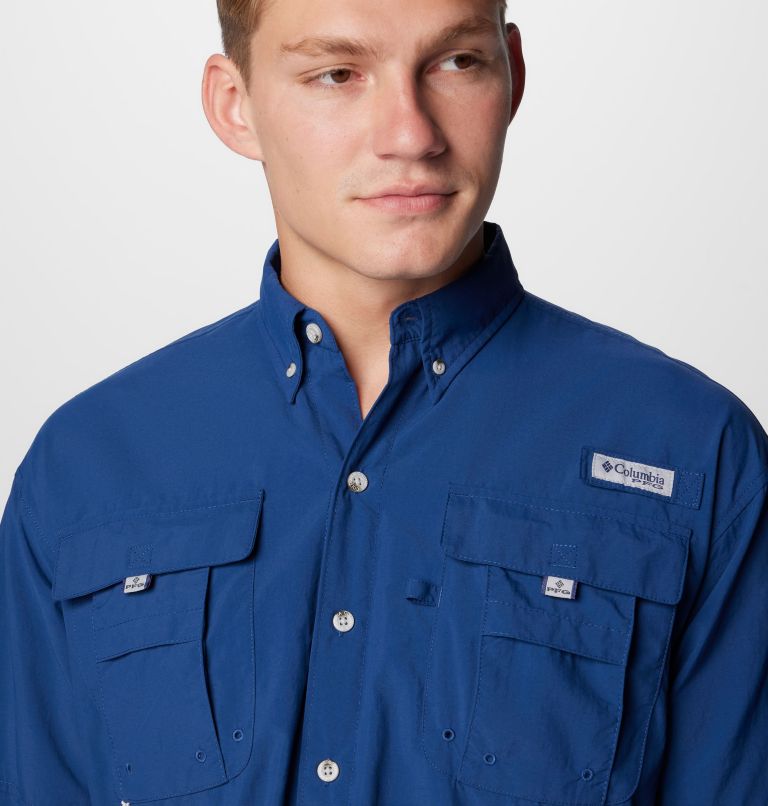 Men’s PFG Bahama II Long Sleeve Shirt - Tall, Color: Carbon, image 5