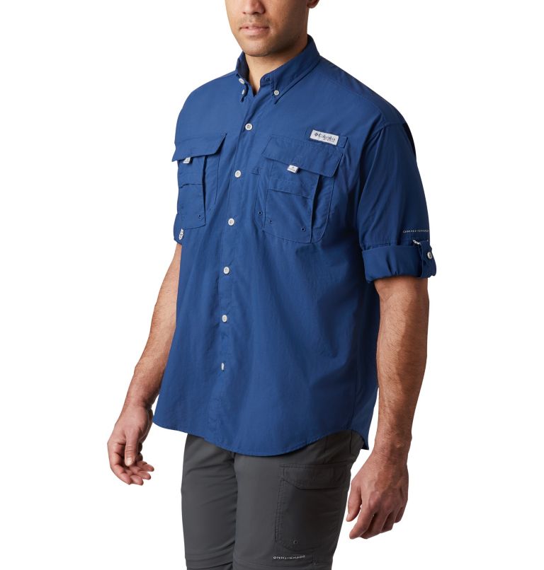 Men’s PFG Bahama II Long Sleeve Shirt - Tall, Color: Carbon, image 5