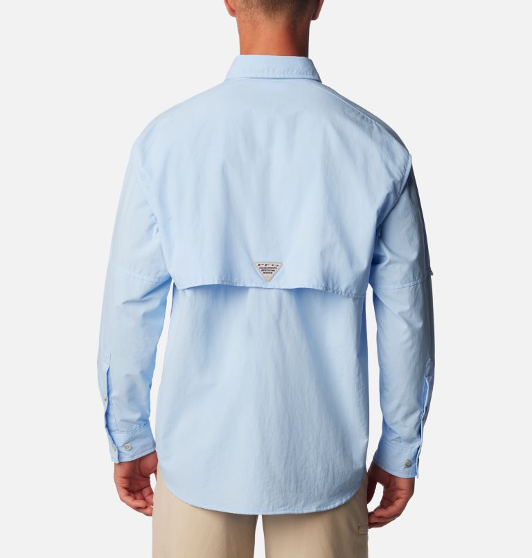 Thumbnail: Men’s PFG Bahama II Long Sleeve Shirt - Tall, Color: Sail, image 2
