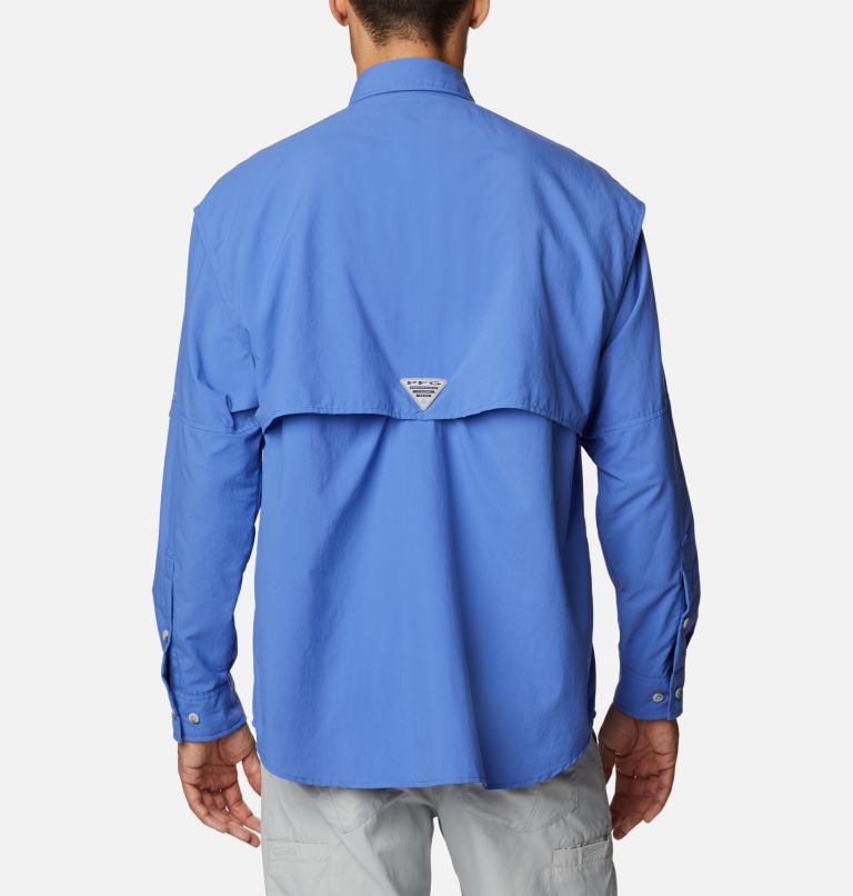 Men’s PFG Bahama II Long Sleeve Shirt - Tall, Color: Violet Sea, image 2