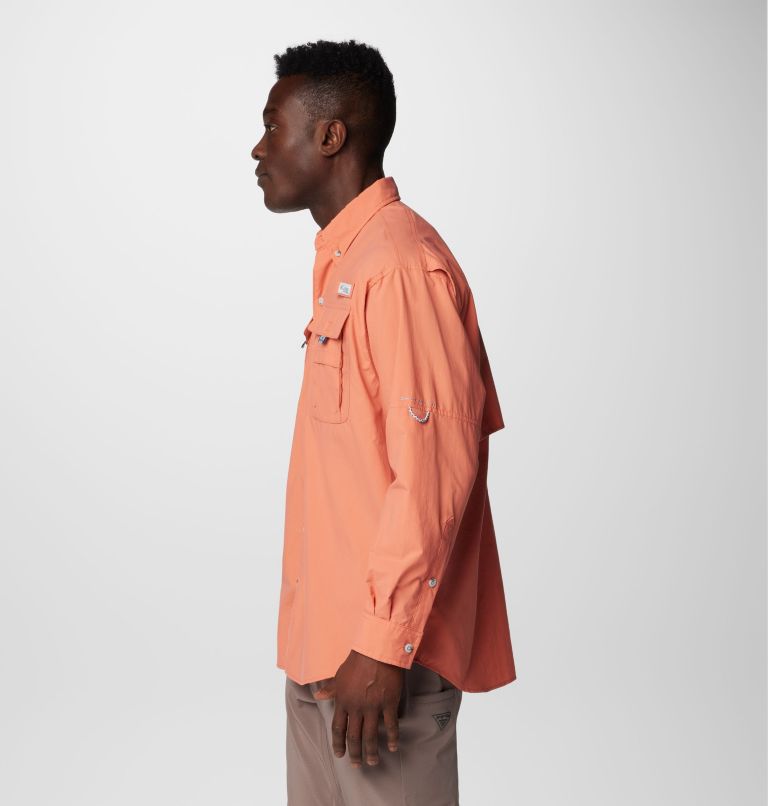 Men’s PFG Bahama II Long Sleeve Shirt - Tall, Color: Faded Peach, image 4