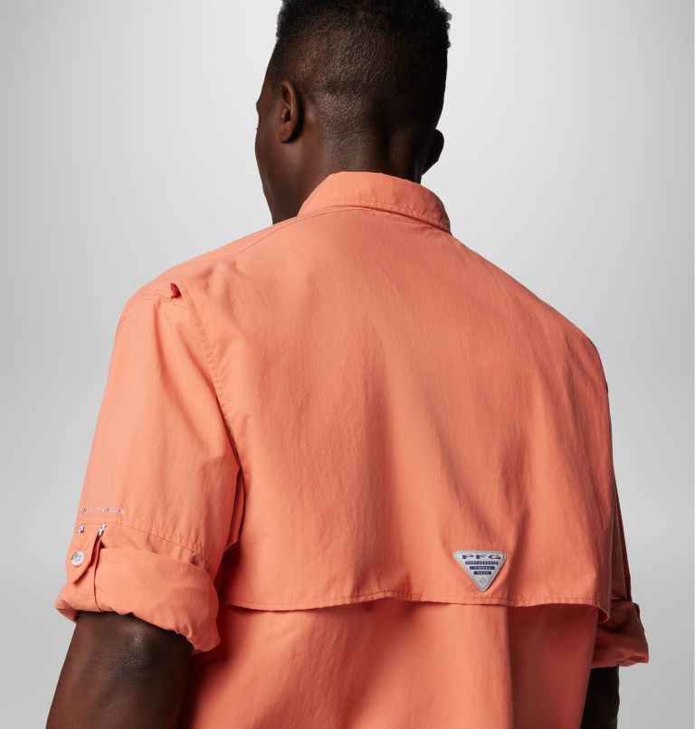 Men’s PFG Bahama II Long Sleeve Shirt - Tall, Color: Faded Peach, image 6