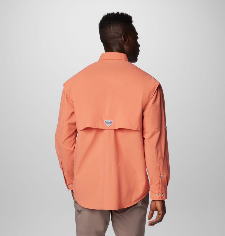 Men’s PFG Bahama II Long Sleeve Shirt - Tall, Color: Faded Peach, image 2