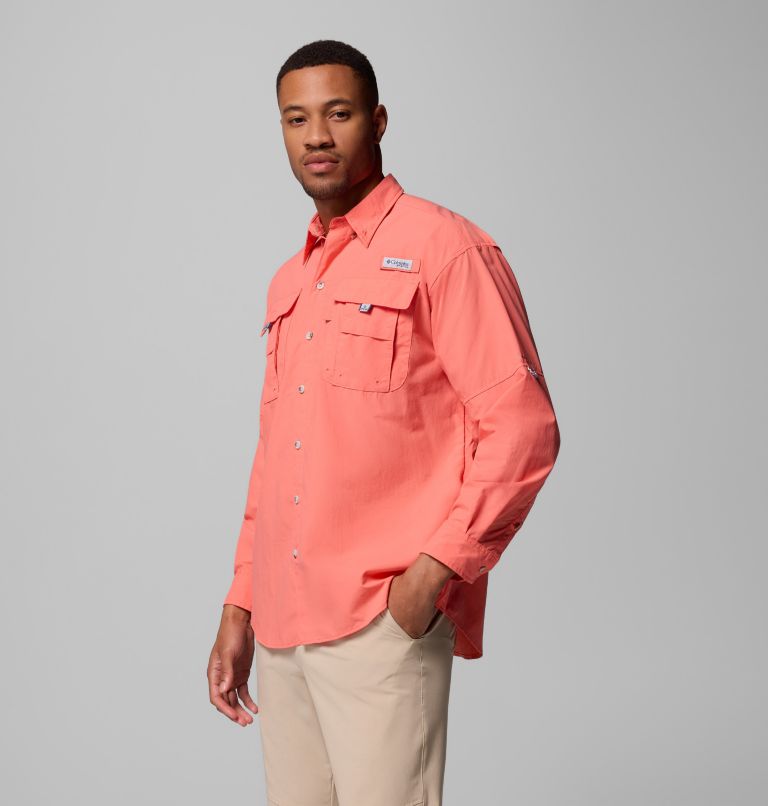 Men’s PFG Bahama II Long Sleeve Shirt - Tall, Color: Melonade, image 4