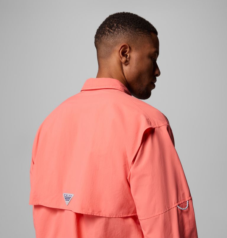 Men’s PFG Bahama II Long Sleeve Shirt - Tall, Color: Melonade, image 8