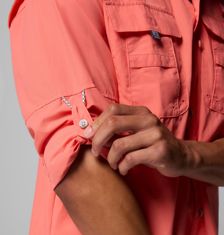 Men’s PFG Bahama II Long Sleeve Shirt - Tall, Color: Melonade, image 10
