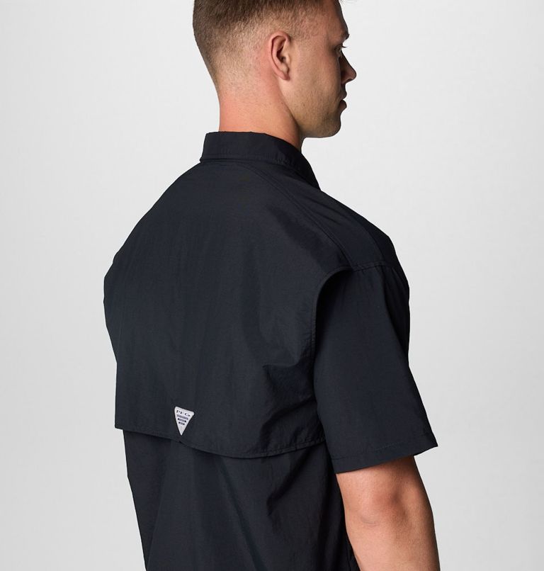 Men’s PFG Bahama II Short Sleeve Shirt, Color: Black, image 6