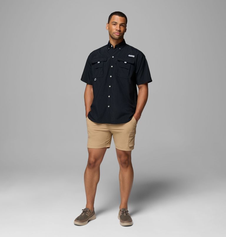 Chemise à manches courtes PFG Bahama II pour homme, Color: Black, image 2