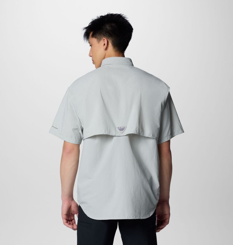 Men’s PFG Bahama II Short Sleeve Shirt, Color: Cool Grey, image 2
