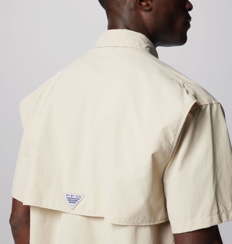 Men’s PFG Bahama II Short Sleeve Shirt, Color: Fossil, image 6