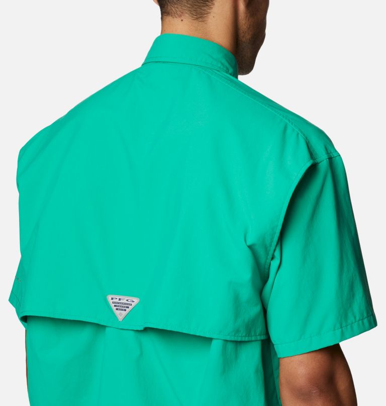 Thumbnail: Men’s PFG Bahama II Short Sleeve Shirt, Color: Circuit, image 5