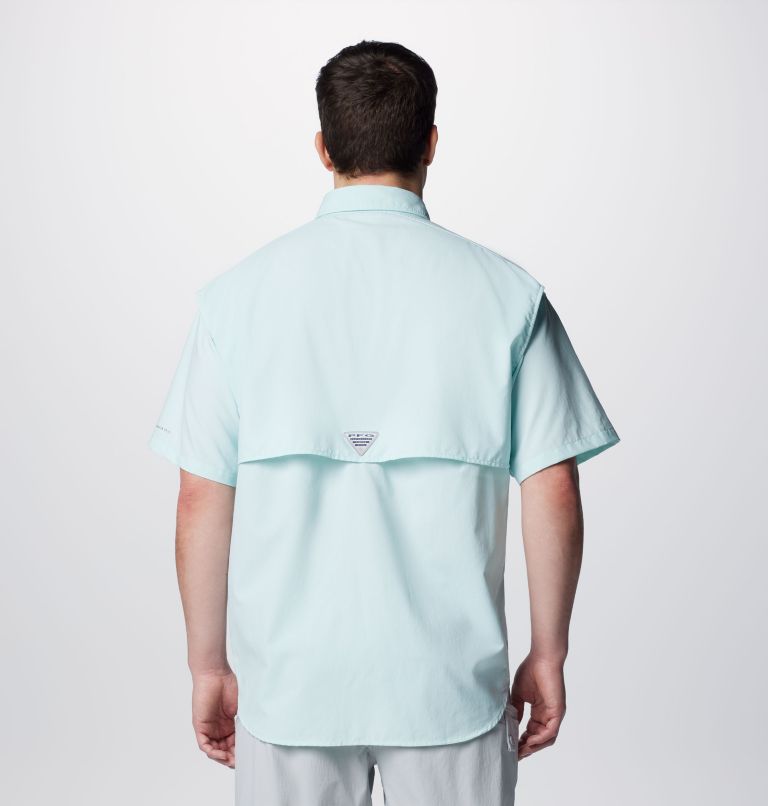 Thumbnail: Men’s PFG Bahama II Short Sleeve Shirt, Color: Icy Morn, image 2