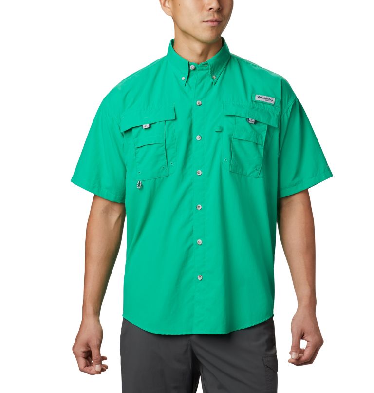 Bahama II S/S Shirt | 341 | M, Color: Dark Lime, image 1