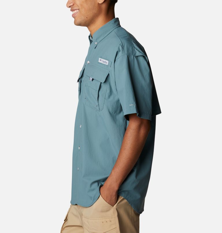 Men’s PFG Bahama II Short Sleeve Shirt, Color: Metal, image 3